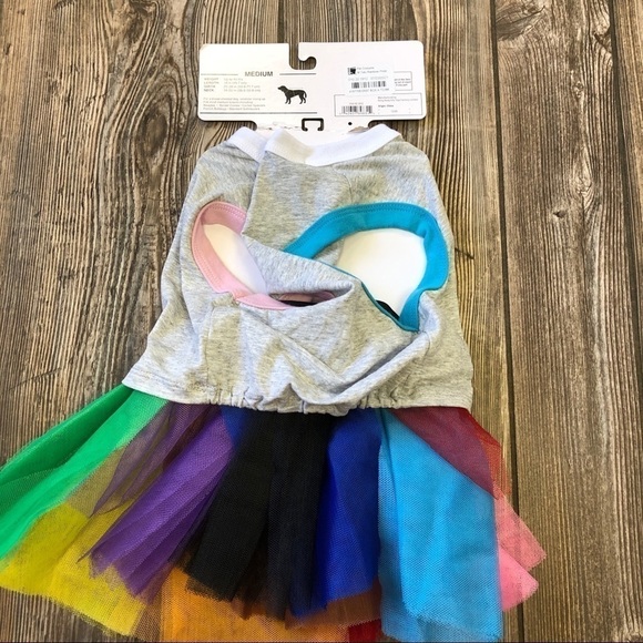 NWT Target I Heart My Family Gay Pride LGBTQ+ Pet Costume Tutu - Picture 6 of 10